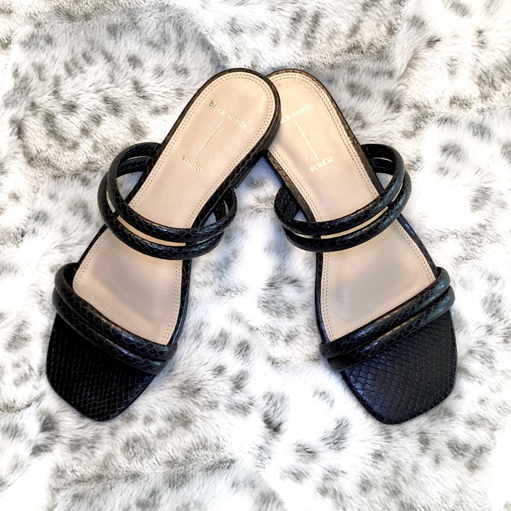 BLACK SUEDE STUDIO Strappy Sandal EUC